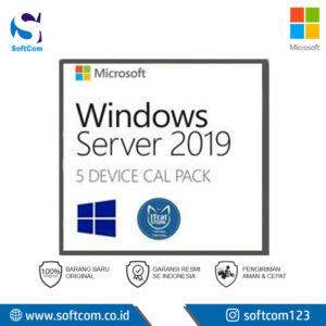 Microsoft Windows Server CAL 2019 English MLP 5 Device CAL (R18-05656)