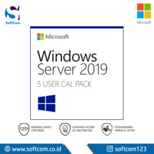 Microsoft Windows Server CAL 2019 English 1pk DSP OEI 5 Clt User CAL
