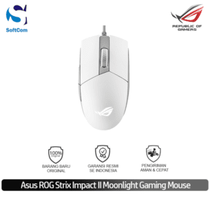 Mouse Asus ROG Strix Impact II Moonlight White Gaming Mouse [90MP02C0-BMUA00]