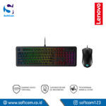 LENOVO KM300 USB Keyboard+Mouse Gaming Combo Lenovo (GX30Z21568) Black