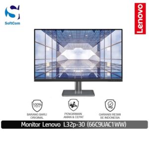 Monitor Lenovo L32P-30 31.5 inch UHD IPS 60Hz 4ms USB Type C Freesync (66C9UAC1WW)