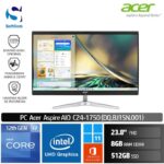 PC Acer Aspire AIO C24-1750 /Core i7-1260P/8GB/512GB SSD/23.8" FHD/Win 11 Home+OHS 2021/Black