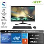 PC Acer Aspire AIO C22-1700 /Core i3-1215U/4GB/512GB SSD/21.5″ FHD IPS/Win 11 Home+OHS 2021/Black