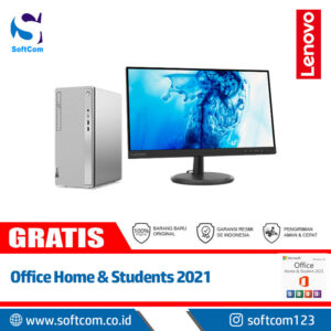 PC IdeaCentre 3 07IAB7 90SM000PID+66D2KAC6WW/Core i3-12100/4GB/1TB HDD/21.45"/DOS/Cloud Grey