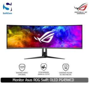 Monitor Asus ROG Swift OLED PG49WCD 49" Inch curved QD OLED 144 Hz