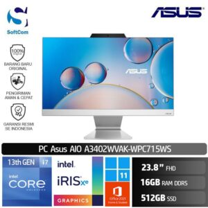 PC Asus AIO A3402WVAK-WPC715WS /Core i7-1355U/16GB/512GB SSD/23,8" FHD/Win 11 Home+OHS 2021/White