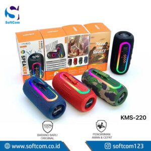 Bluetooth Wireless Speaker KMS-220 RGB - Super Bass