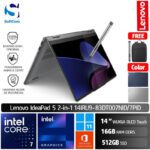 Lenovo IdeaPad 5 2-in-1 14IRU9-7NID 7PID/Core 7 150U/16GB/512GB SSD/14" WUXGA OLED Touch/Win 11 Home+OHS 2021 [83DT007NID | 83DT007PID]
