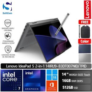 Lenovo IdeaPad 5 2-in-1 14IRU9-7NID 7PID/Core 7 150U/16GB/512GB SSD/14" WUXGA OLED Touch/Win 11 Home+OHS 2021 [83DT007NID | 83DT007PID]