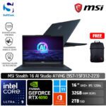MSI Stealth 16 AI Studio A1VIG (9S7-15F312-223) /Ultra 9 185H/32GB/2TB SSD/GeForce RTX 4090 16GB/16" UHD+ 120Hz/Win 11 Home+OHS 2021/Star Blue
