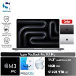 MacBook Pro M3 Pro 14 Inch /11-12 core CPU/14-18 core GPU/18GB/512GB-1TB SSD/14.2" Retina/MacOS