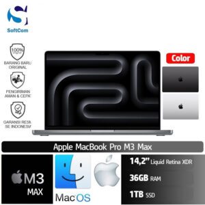 MacBook Pro M3 Max 14 Inch /14 core CPU/30 core GPU/36GB/1TB SSD/14.2" Retina/MacOS