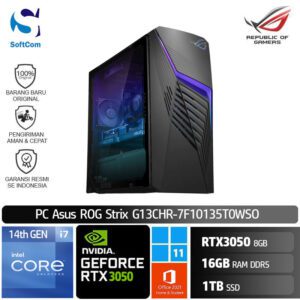 PC Asus ROG Strix G13CHR-7F10135T0WSO/Core i7-14700F/16GB/1TB SSD/RTX3050 8GB/Win 11 Home+OHS 2021/Extreme Dark Gray