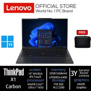 Lenovo ThinkPad X1 Carbon Gen 12-21KC00AMID/Ultra 7 165U/32GB/1TB SSD/14" Touch/Win 11 PRO/Black