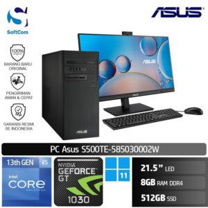 PC Asus S500TE-585030002W-C2223HE /Core i5-13500/8GB/512GB SSD/21.5"/Win 11 Home/Black