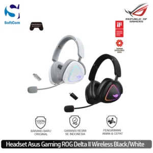 Headset Asus Gaming ROG Delta II Wireless Black/White