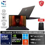 MSI Crosshair 16 HX AI D2XWGKG (9S7-15P421-041) /Intel Core Ultra 9-275HX/16GB/1TB SSD/GeForce RTX 5070 8GB/16" QHD+ 240Hz/Win 11 Home + OHM 2024/Cosmos Grey
