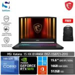 MSI Katana 15 HX B14WGK (9S7-1587C1-201)/Intel Core i7-14650HX/16GB/512GB SSD/GeForce RTX 5070 8GB/15.6" QHD 165Hz/Win 11 Home+OHM 2024/Black
