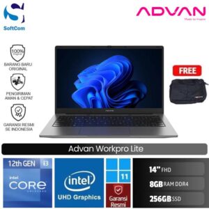 Advan Workpro Lite/Intel Core i3-1215U/8GB/256GB SSD/14"FHD/Win 11 Home 