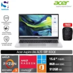 Acer Aspire Lite 15 AI AL15-61P-R3QE/Ryzen 5-8640HS/8GB/512GB SSD/15.6" FHD/Win 11 Home + OHS 2024 + M365/ Ligth Silver