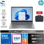 HP OmniBook 7 14-fs0999TU/Intel Core 9-270H/32GB/1TB SSD/14" 3K OLED/Win 11 Home+OHM 2024+M365/Silver