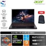 Acer Nitro V 15 ANV15-42-R60U/Ryzen 7-7445HS/16GB/512GB SSD/GeForce RTX 4050 6GB/15.6" FHD 180Hz/Win 11 Home+OHM 2024+M365/Obsidian Black