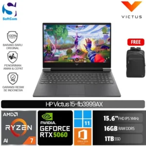 HP Victus 15 fb3999AX/Ryzen AI 7-350/16GB/1TB SSD/GeForce RTX 5060 8GB/15.6" FHD IPS/Win 11 Home + OHM 2024 + M365/Mica Silver