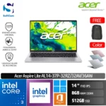 Acer Aspire Lite AL14 37P 32RZ 32AV 36AW /Intel Core 3-N355/8GB/512GB SSD/14" FHD IPS/Win 11 Home+OHM 2024+M365 [ AL14-37P-32RZ | AL14-37P-32AV | AL14-37P-36AW ]