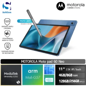 Motorola Moto pad 60 Neo MD 6300/4GB-8GB/128GB-256GB UFS/11" 2.5K Touch/Android 15