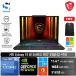 MSI Cyborg 15 B13WEGK (9S7-15Q342-475)/Intel Core i5-13420H/16GB/512GB SSD/GeForce RTX 5050 8GB/15.6" FHD 144Hz/Win 11 Home+OHM 2024+M365/Translucent Black