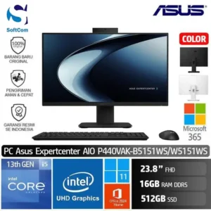 PC Asus ExpertCenter P400 AIO P440VAK-B5151WS W5151WS/Intel Core i5-13420H/16GB/512GB SSD/23.8" FHD/Win 11 Home + OHM 2024 + M365