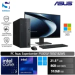 PC Asus Expertcenter P500SV 7850182WS/Intel Core 7-240H/8GB/512GB SSD/21.5"/Win 11 Home + M365/ Grey