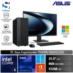 PC Asus ExpertcenterP500MV 5850332WS/Intel Core 5-210H/8GB/512GB SSD/21.5"/Win 11 Home + OHM 2024 + M365/ Grey