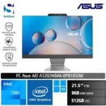 PC Asus AIO A3202WBAK-BPB1850W/Intel 7305/8GB/512GB SSD/21.5" FHD/Win 11 Home/Black
