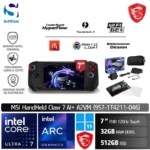 MSI Claw 7 AI+ A2VM Super Pack (9S7-1T4211-046) Gaming handheld/Intel Core Ultra 7-258V/32GB/512GB SSD/7" FHD+ Touch/Win 11 Home/Black