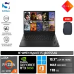 HP HyperX Omen 15-gb0555AX/Ryzen 5-240/16GB/1TB SSD/GeForce RTX 5050 8GB/15.3″ 2.5K IPS 180Hz/Win 11 Home+OHM 2024/Shadow Black