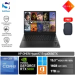 HP HyperX OMEN 15-ga0666TX/Intel Core i7-14650HX/16GB/1TB SSD/GeForce RTX 5050 8GB/15.3″ 2.5K IPS 180Hz/Win 11 Home+OHM 2024/Shadow Black
