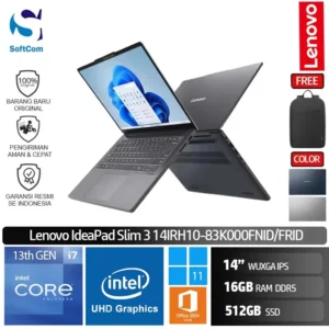 Lenovo IdeaPad Slim 3 14IRH10 FNID FRID/Intel Core i7-13620H/16GB/512GB SSD/14" WUXGA IPS/Win 11 Home+OHM 2024+M365 [83K000FNID | 83K000FRID]
