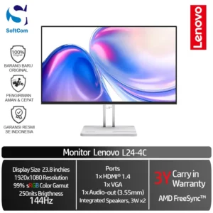Monitor Lenovo L24-4C  23.8 inch FHD IPS 99% sRGB 144Hz
