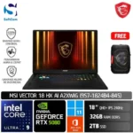 MSI Vector 18 HX AI A2XWIG (9S7-1824B4-845)/Intel Core Ultra 9-275HX/32GB/2TB SSD/GeForce RTX 5080 16GB/18″ QHD+ IPS 240Hz/Win 11 Home+OHM 2024/Cosmos Grey