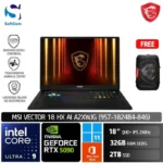 MSI Vector 18 HX AI A2XWJG (9S7-1824B4-846)/Intel Core Ultra 9-275HX/32GB/2TB SSD/GeForce RTX 5090 24GB/18″ QHD+ IPS 240Hz/Win 11 Home+OHM 2024/Cosmos Grey