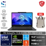 MSI VenturePro 15 AI A1UDXG 9S7-15Q121-023/Intel Core Ultra 5-125H/16GB/512GB SSD/GeForce RTX 3050 6GB/15.6" FHD IPS/Win 11 Home + OHM 2024 + M365/Solid Gray