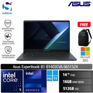 Asus Expertbook B1403CVA-S65152X/Intel Core 5-120U/16GB/512GB SSD/14" FHD/Win 11 Pro/Gentle Grey