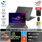 Asus ROG Strix G16 G614PP-R9N57C6G-HM/Ryzen 9-8940HX/32GB/1TB SSD/GeForce RTX 5070 8GB/16" 2.5K 240Hz/Win 11 Home+OHM 2024+M365/Eclipse Gray